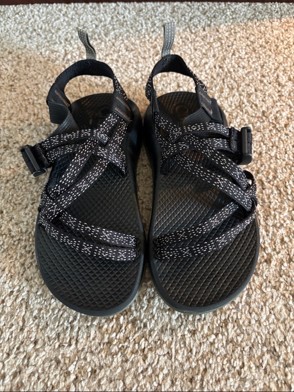 Kids Black Chaco Sandals